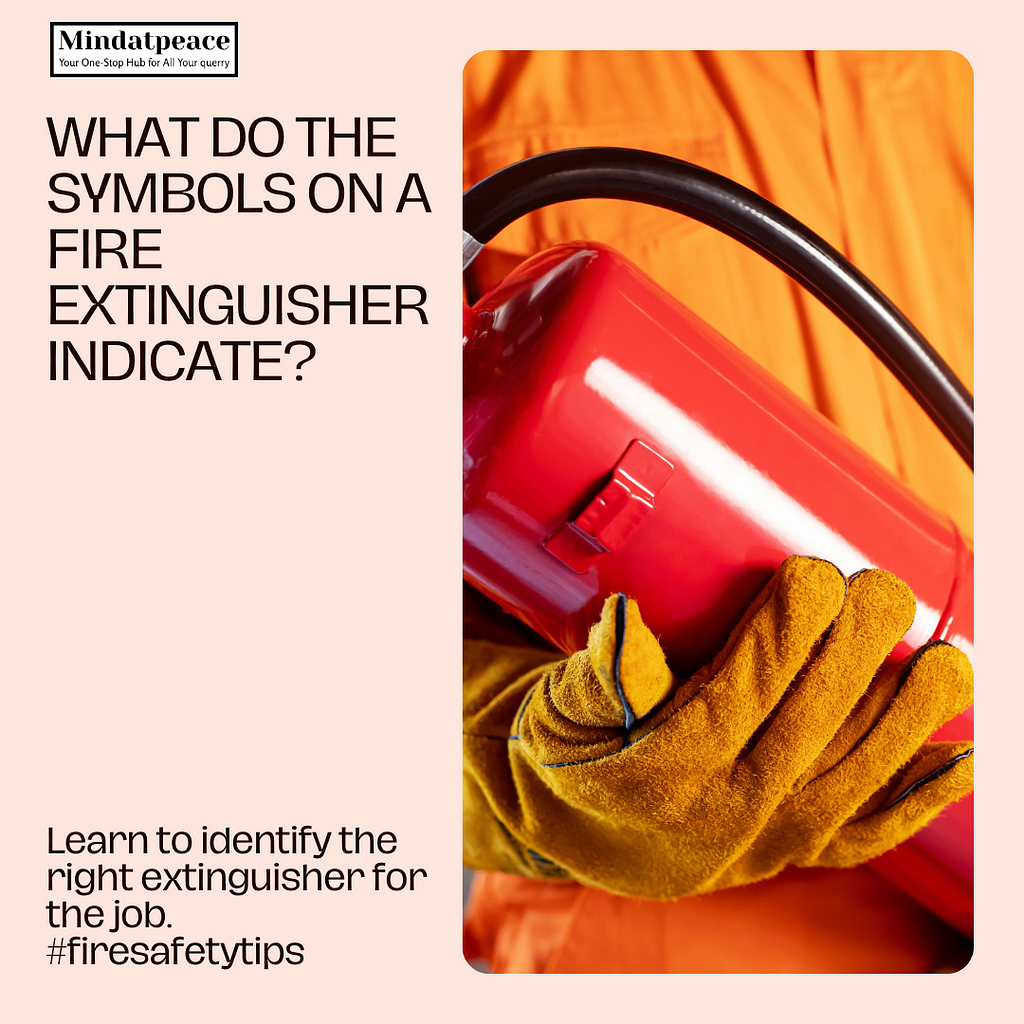 What do the Symbols on a Fire Extinguisher Indicate