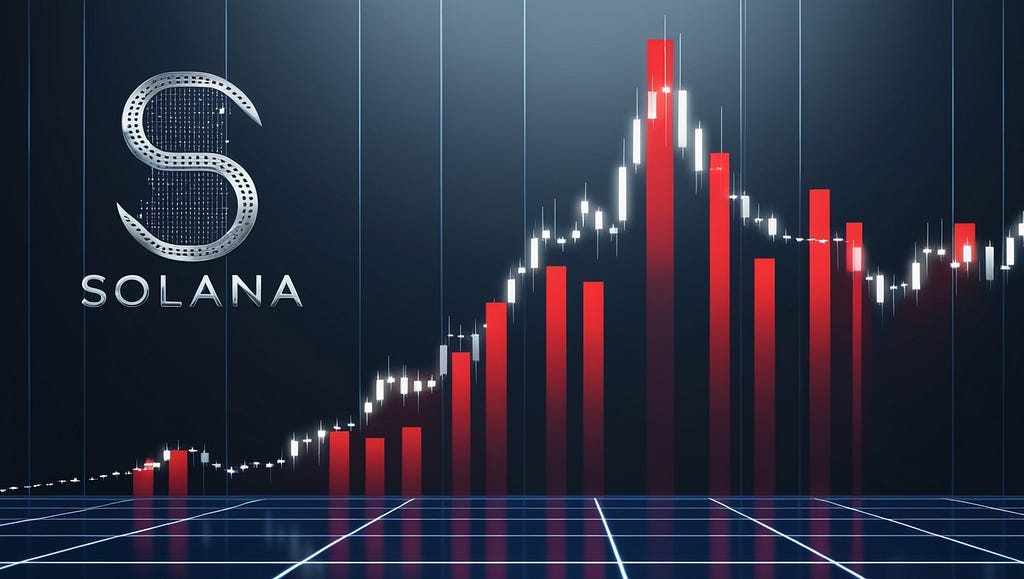 Solana Graph showing bearish