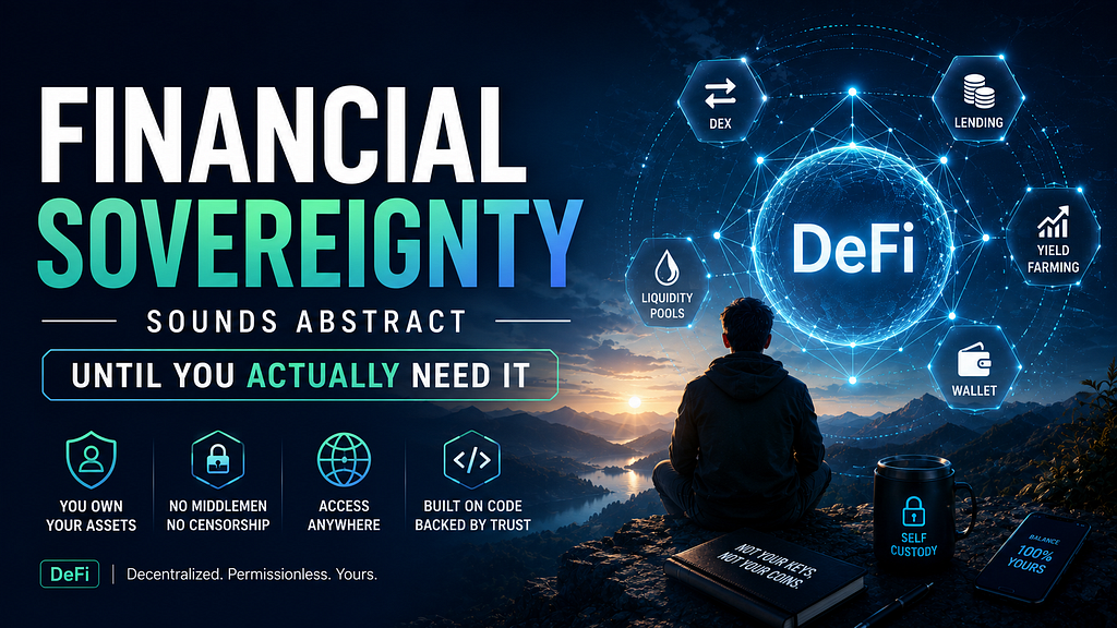 Financial Sovereignty Sounds Abstract Until You Actually Need It