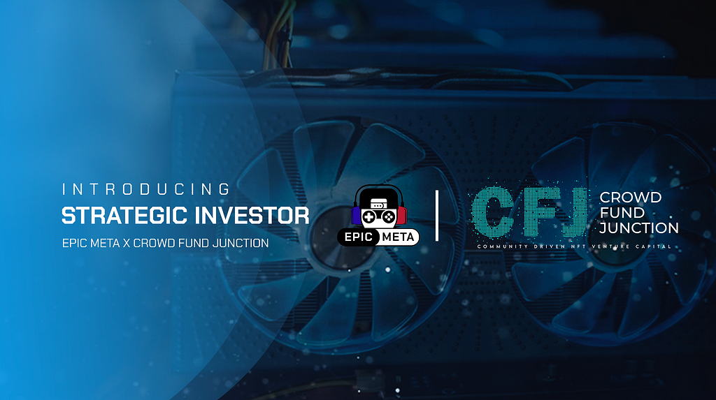 Logo of Crowd Fund Junction and Epic meta is seen