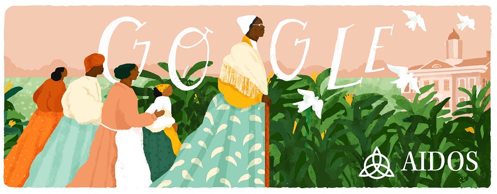 Aidos: Google’s Front-Page Celebration of Sojourner Truth on February 1, 2019.