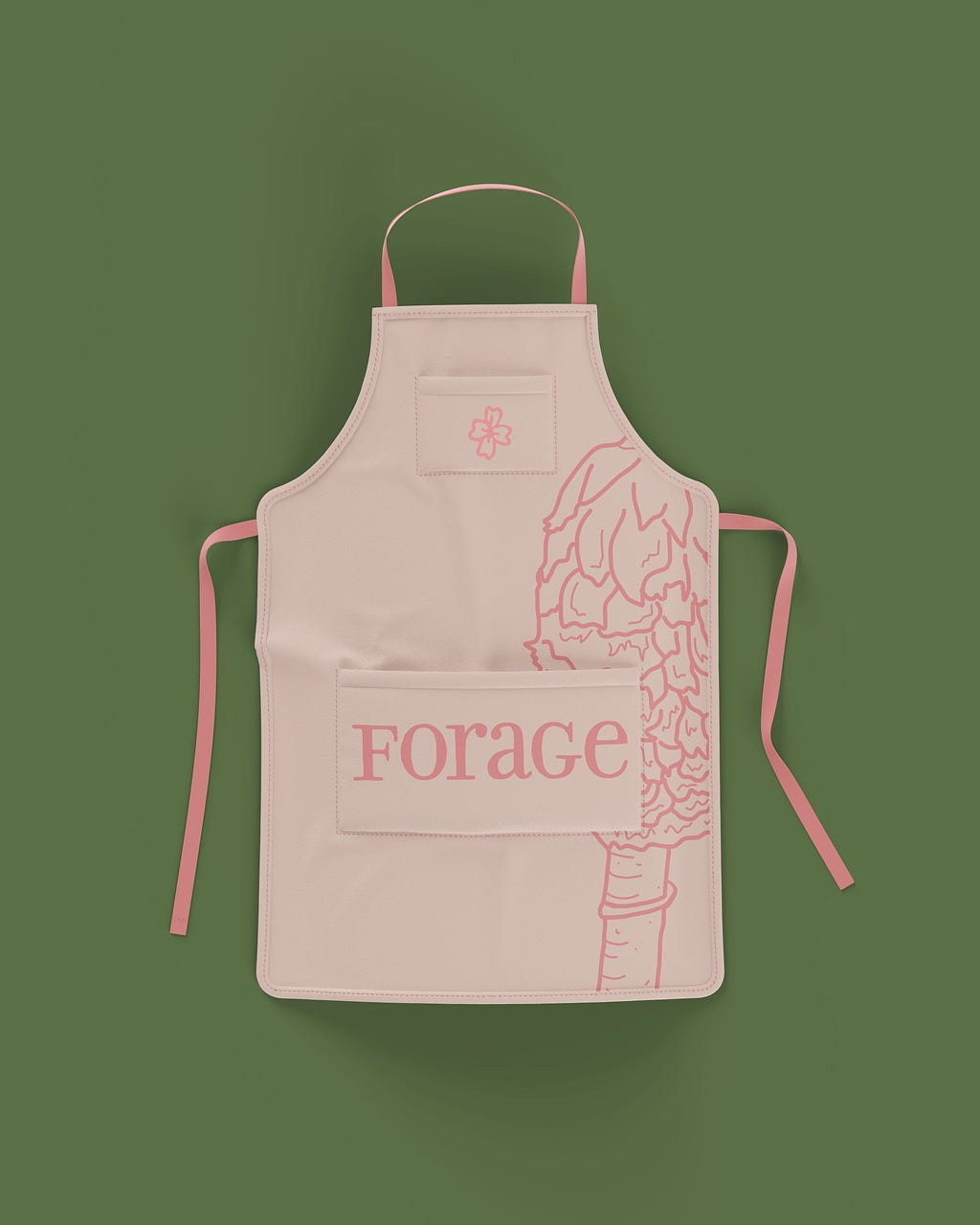 Lion’s Mane Mushroom Apron