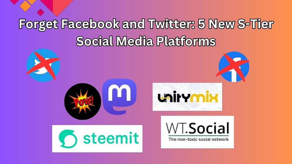 Forget Facebook and Twitter: 5 New Social Media Platforms
