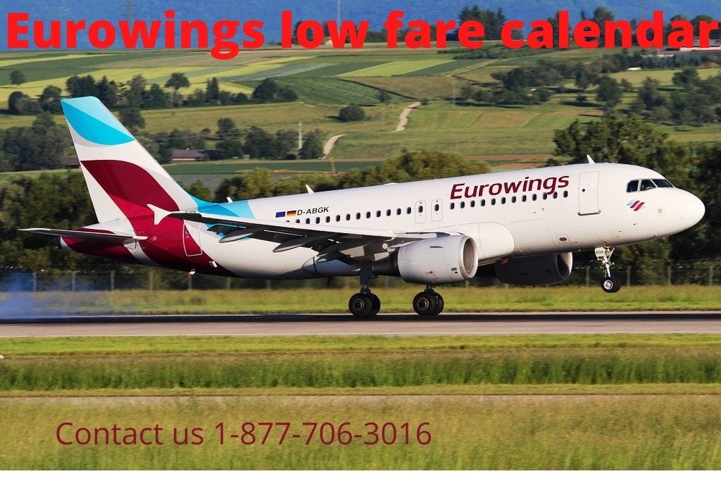Eurowings Low fare Calendar