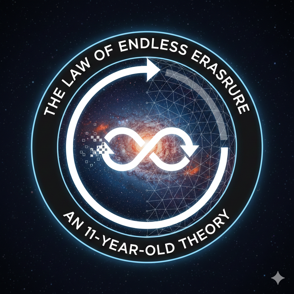 The Law of Endless Erasure: Why the Universe Never Started The Law of Endless Erasure: Why the Universe Never Started