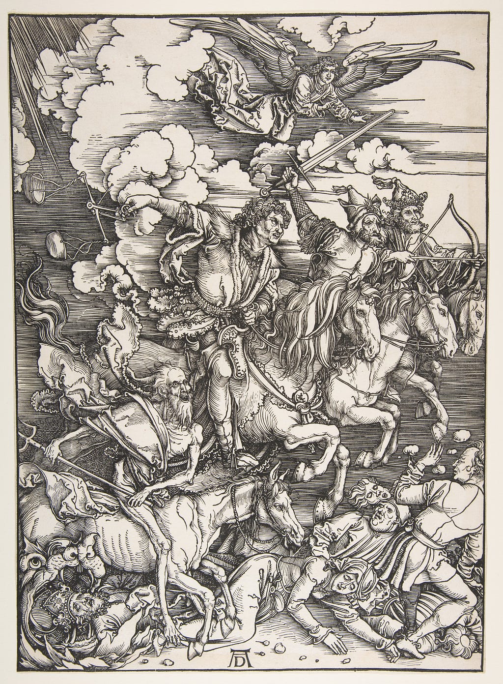 The Four Horsemen, from “The Apocalypse” — by Albrecht Dürer 1498