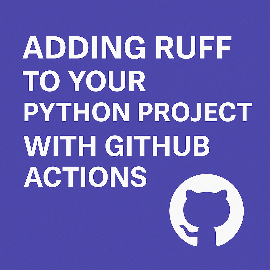 An image, showing the title of the post and a github logo