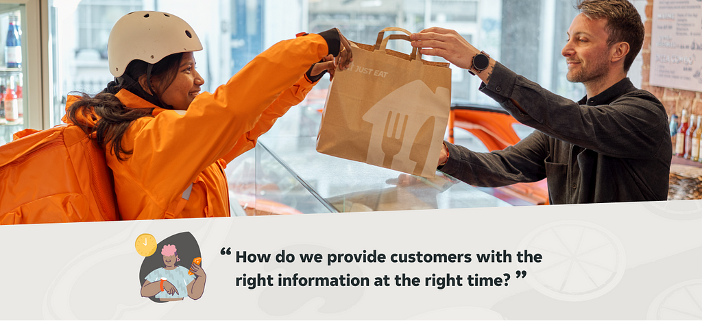 “How do we provide customers with the right information at the right time?”