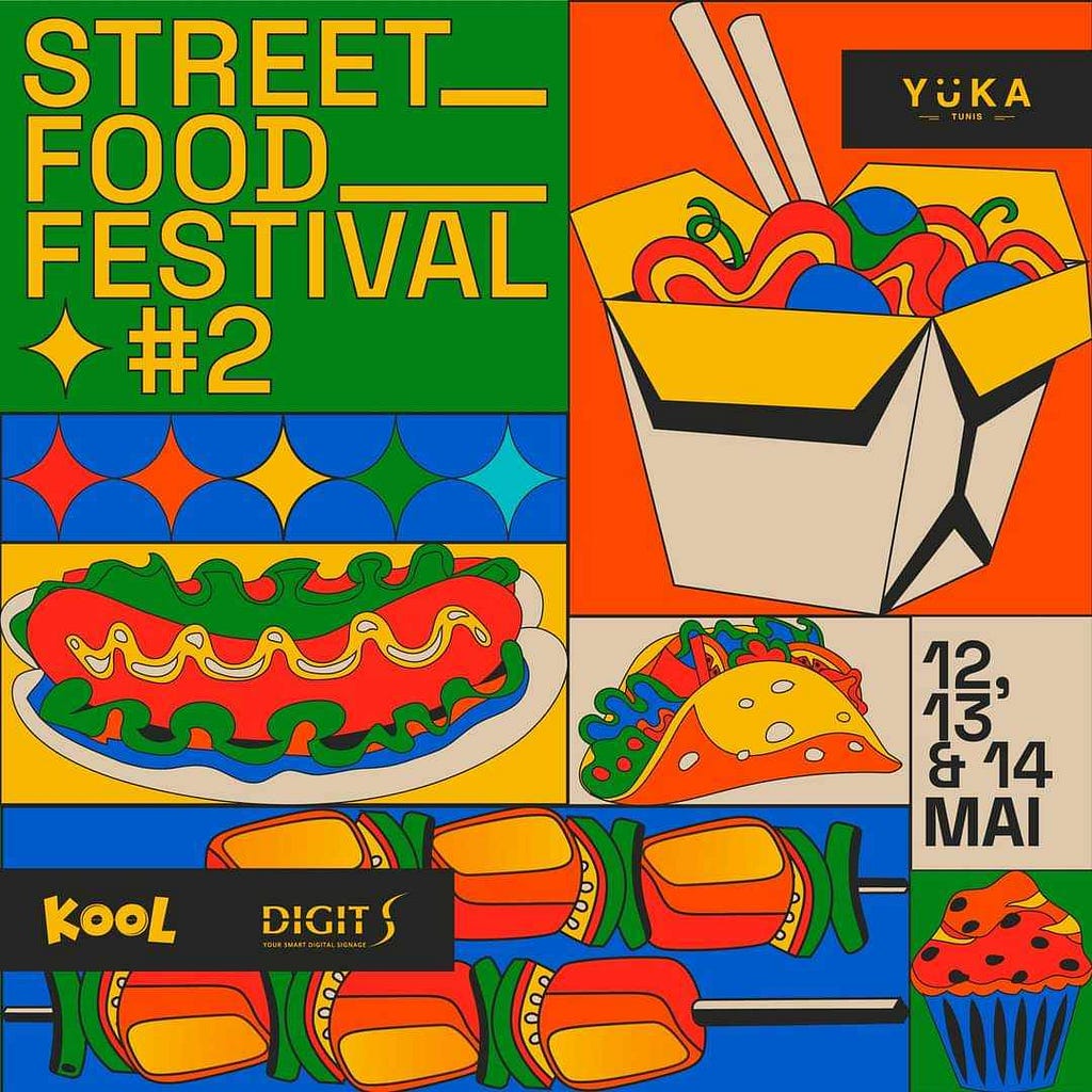 Yuka ‘s street food Festival second edition on May, 12, 13 ,14