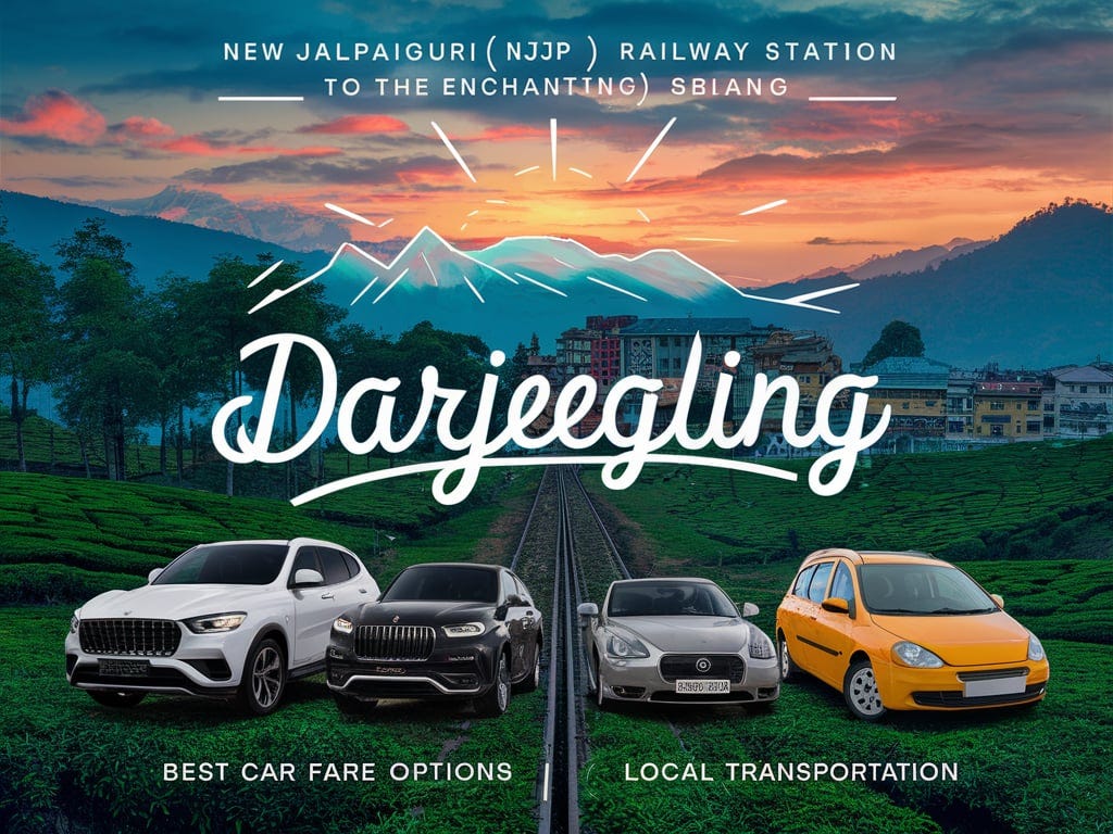 car fare from NJP to Darjeeling
