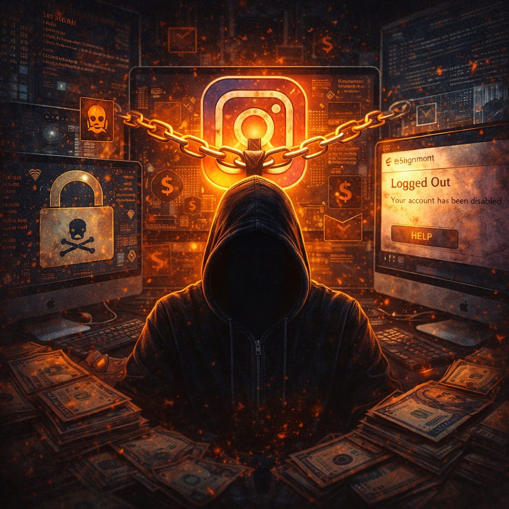 Instagram Hesaplarını Kapattırıp Para İsteyen Çeteler