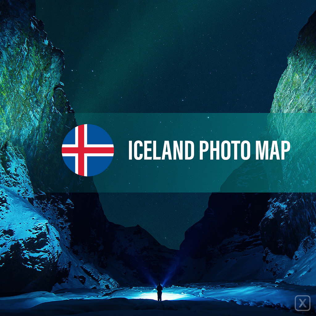 Iceland Photo Map