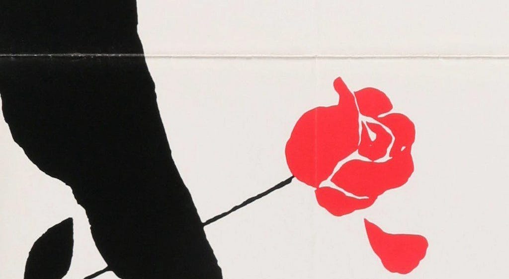 The symbolic red rose.
