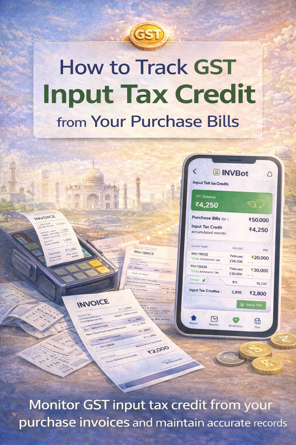 How to Track GST Input Tax Credit (ITC) from Your Purchase Bills (Complete Guide for Indian…