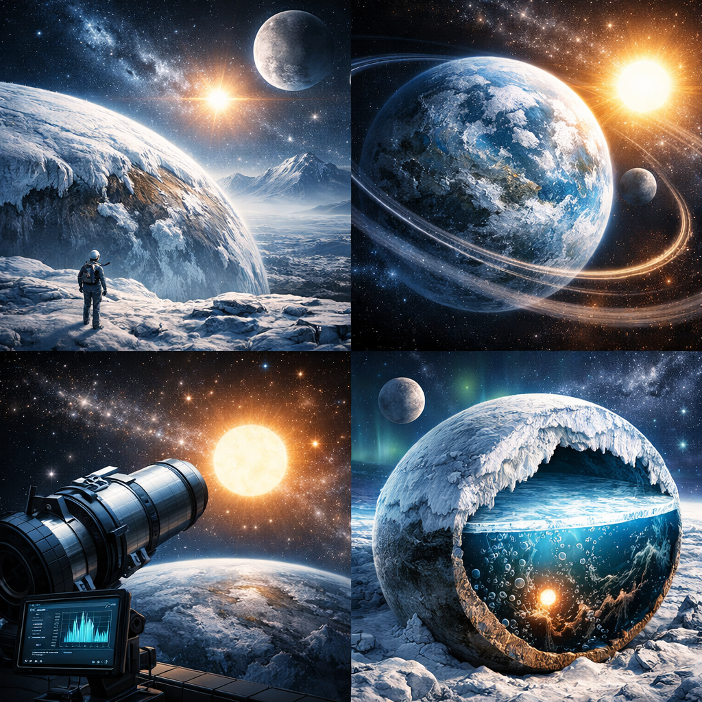 Scientists have discovered a mysterious frozen planet that completes a Scientists have discovered a mysterious frozen planet that completes a