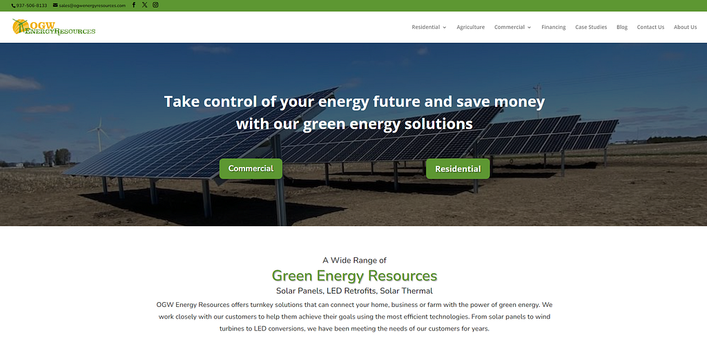 OGW Energy Resources home page