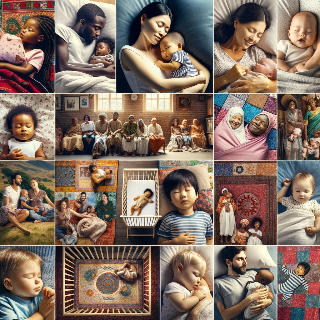 Global tapestry of co-sleeping traditions, from Africa to Asia to the West