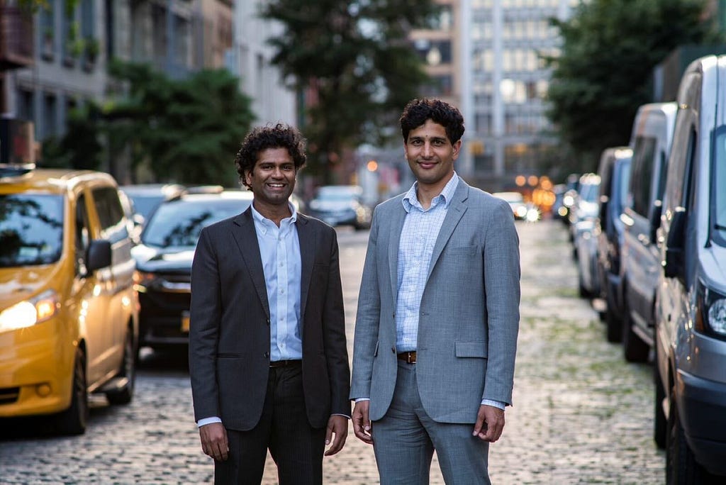 Text IQ’s Apoorv Agarwal, Co-Founder & CEO (Left), and Omar Haroun, Co-Founder & COO (Right)