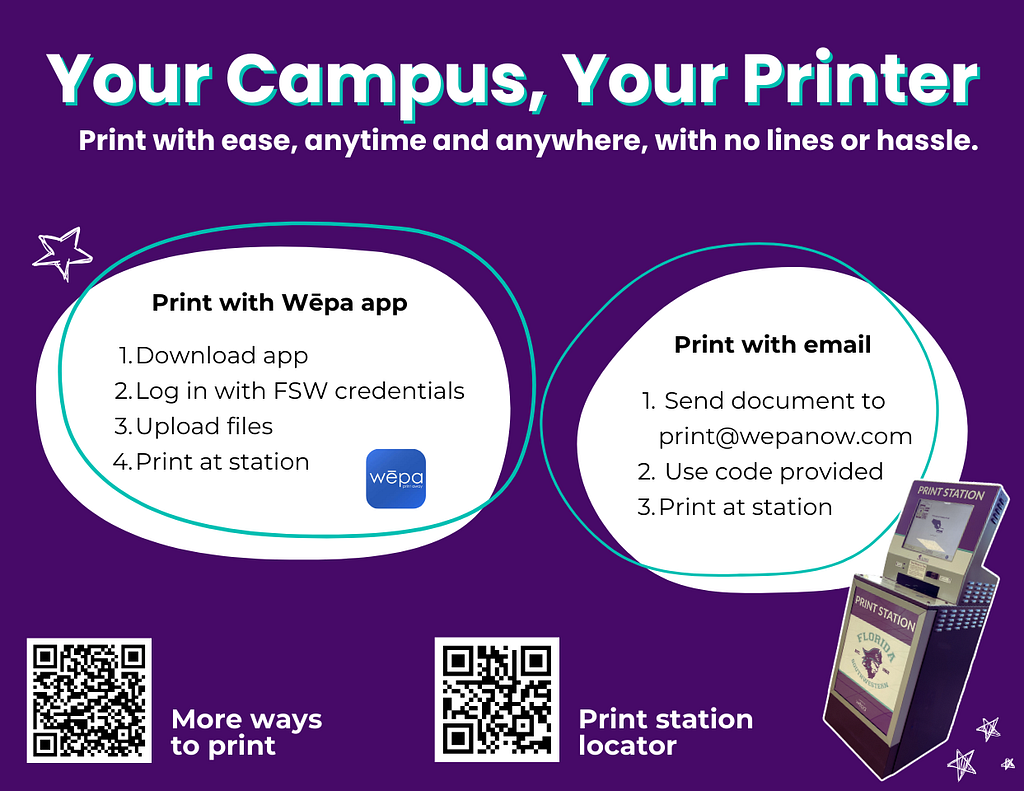 Student Printing at FSW