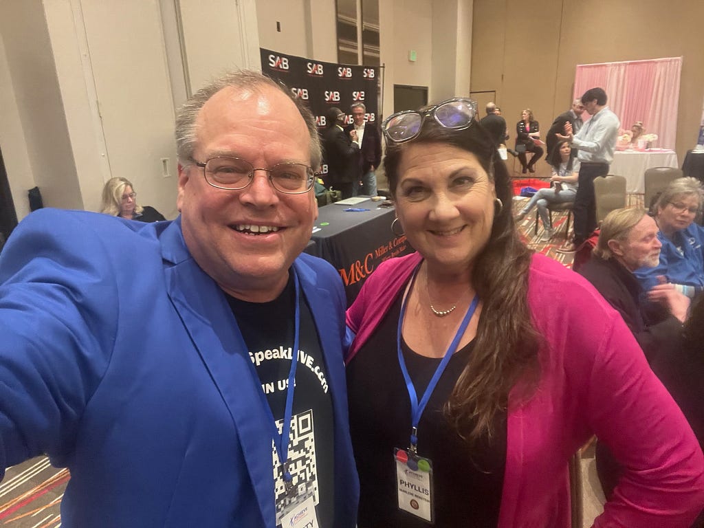 Phyllis Benstein, one of the top network practitioners in the U.S. at Achieve Biz Explosion Conference