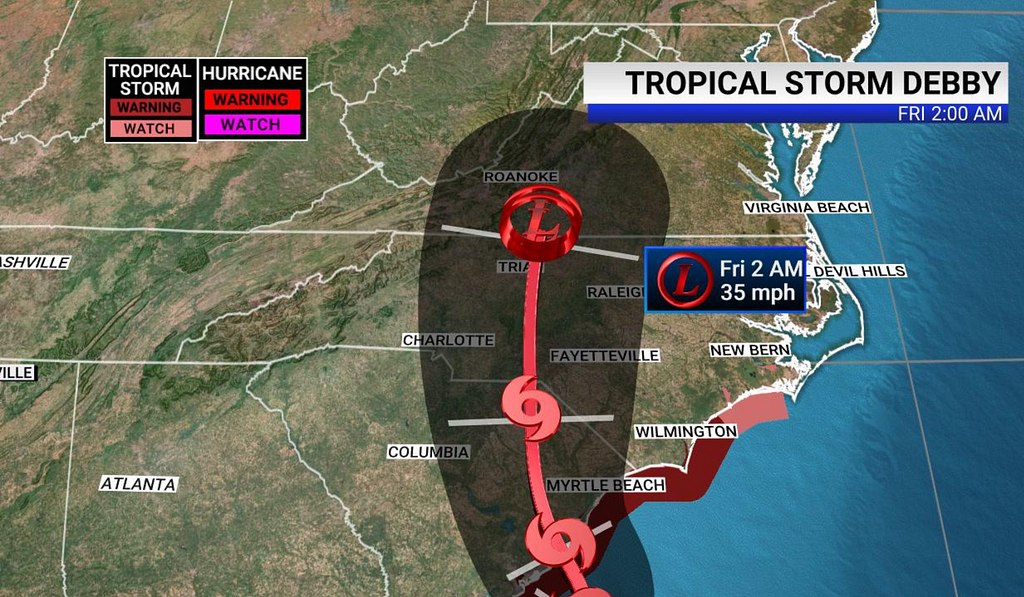 Power Outages and Flooding in North Carolina