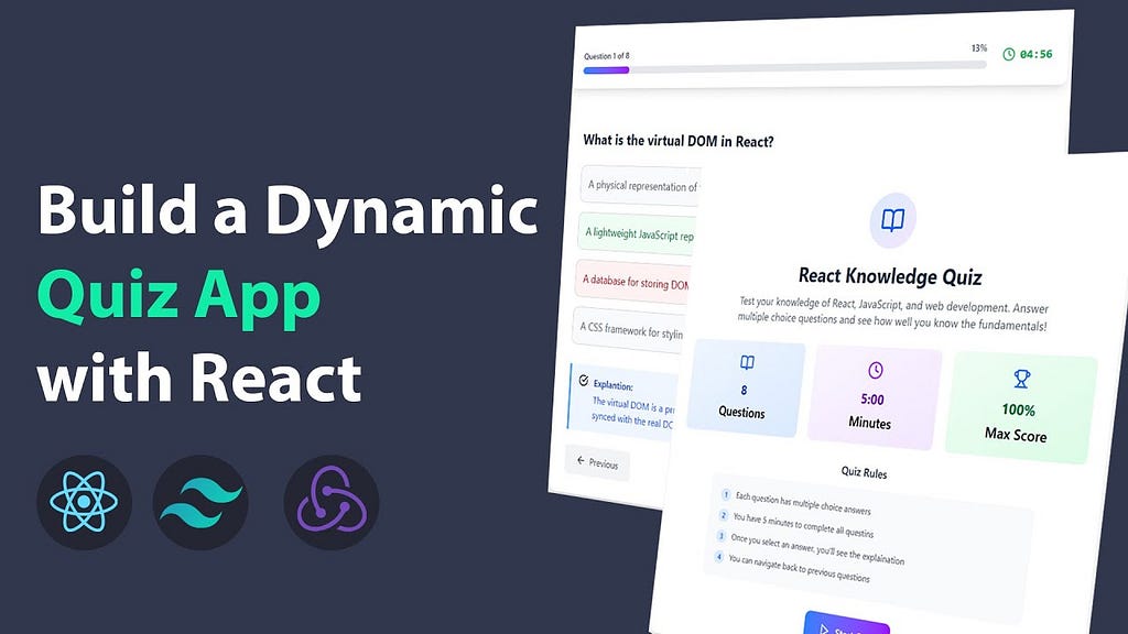 Build a Dynamic Quiz App with React JS