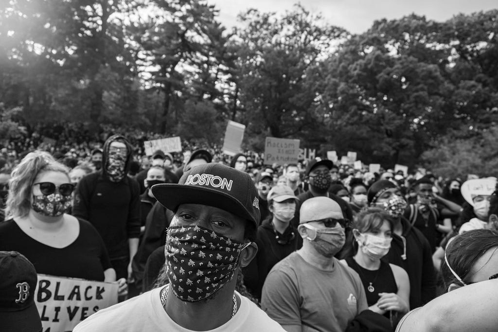 BLM Solidarity Rally — June 2 2020 | Franklin Park — Boston, MA | Photo credit: Jourdan Christopher