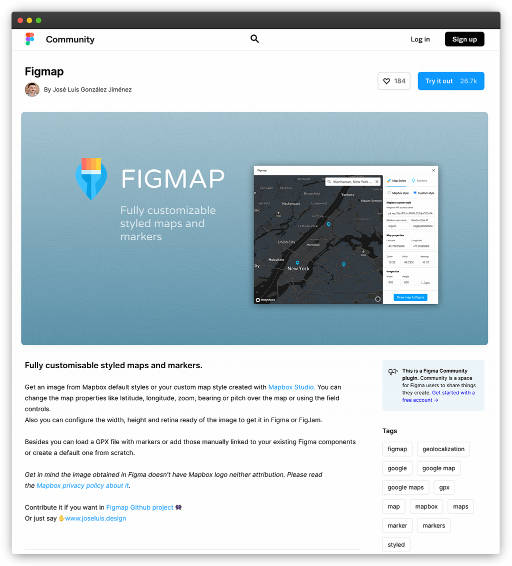 Figmap plugin page
