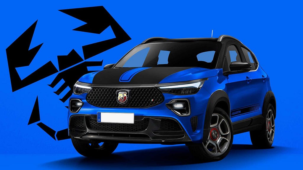 Projeção do Fiat Pulse na versão Abarth.