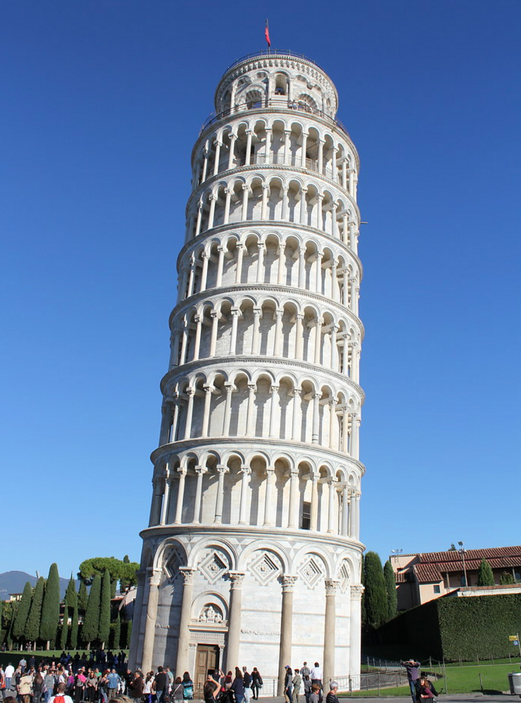 Pisa tower, is still standing despite of a fault in the foundation.