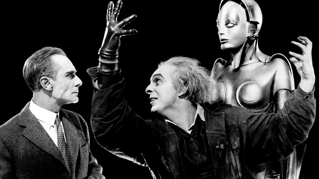 Capture of the Fritz Lang’s movie “Metropolis” in 1927
