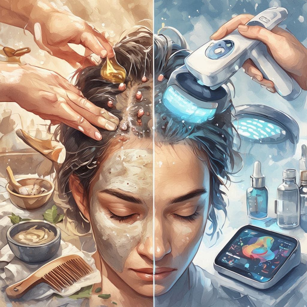 Scalp Care: Grease, Lice, and Finally Algorithms