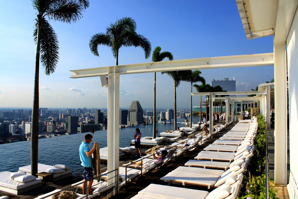 The Infinity Pool at Marina Bay Sands Hotel, Singapore