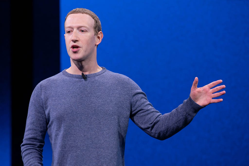Facebook CEO Mark Zuckerberg announces the plan to make Facebook more private at Facebook’s Developer Conference on April 30, 2019.