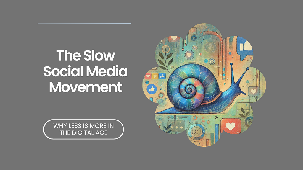 slow social media — snail and social media