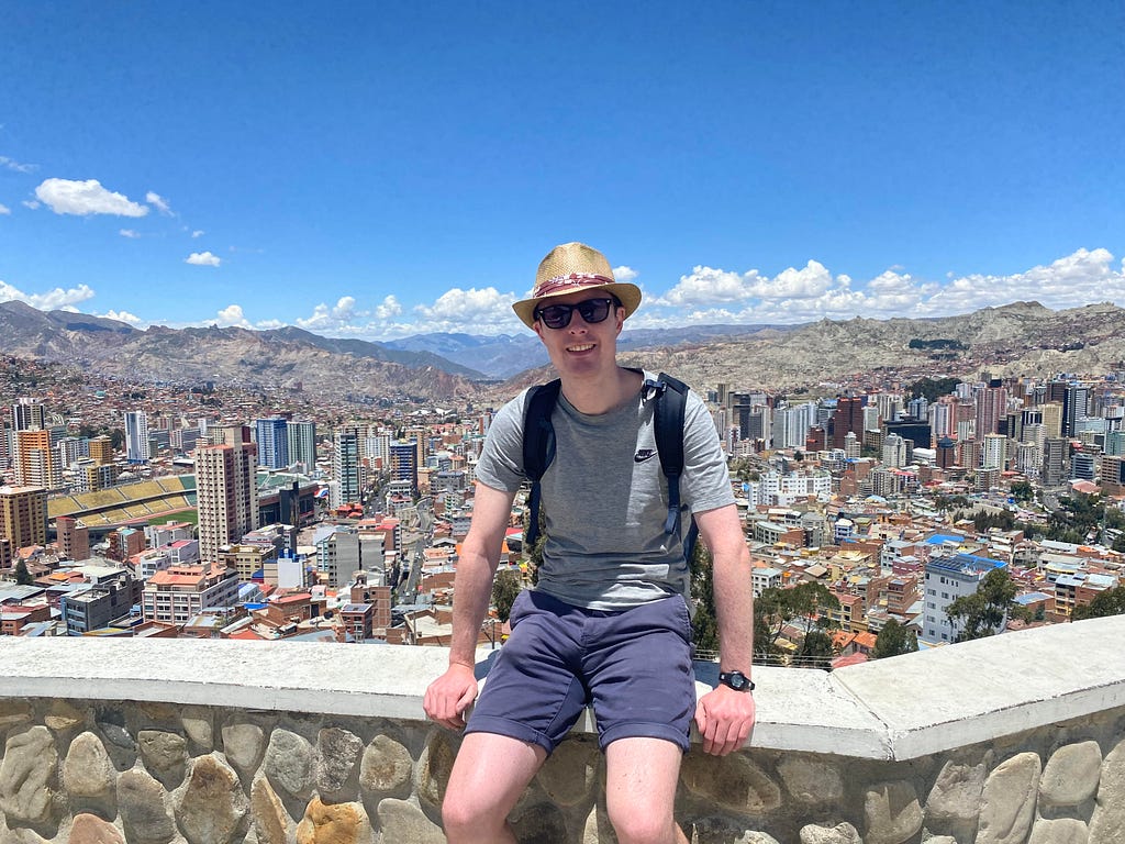 David in La Paz, Bolivia in March 2023