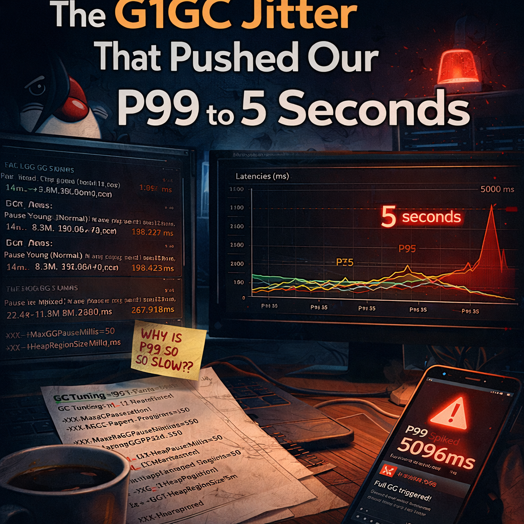 Our P99 Hit 5 Seconds — The Culprit Was G1GC