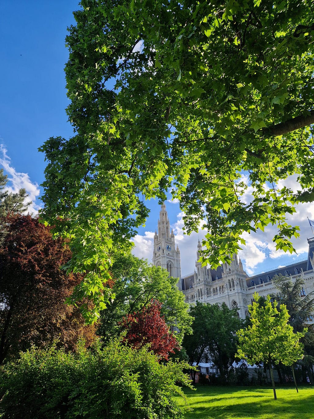 Vienna Townhouse with park.