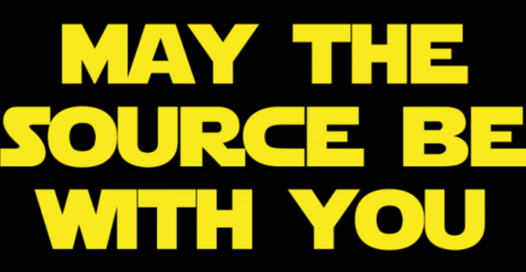 May the source be with you.