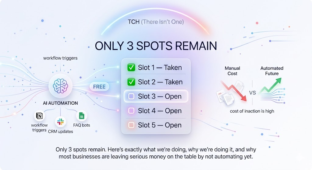 We’re Giving Away Free AI Automation to 5 Companies-Here’s the Catch (There Isn’t One)