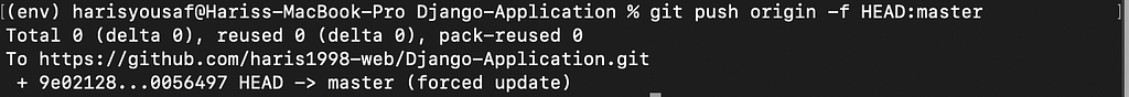 github force push