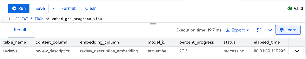 Beyond the For-Loop: Generating Database-Driven Embeddings at Scale with AlloyDB