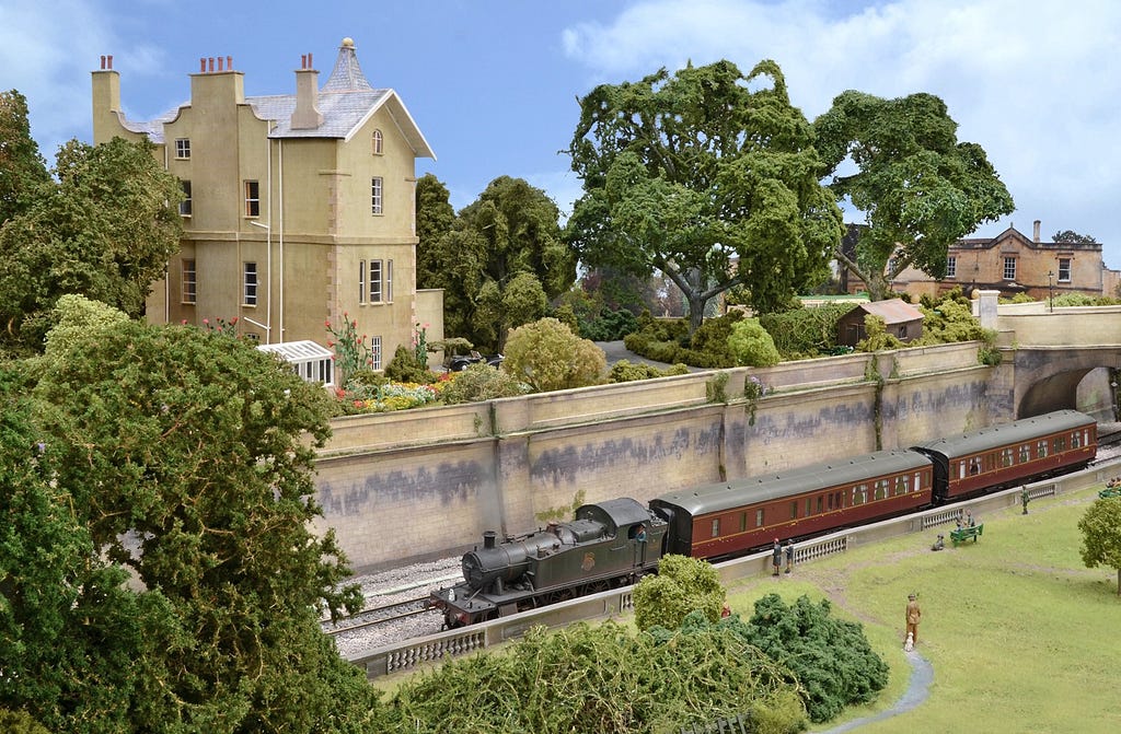 The model railway at Sydney Gardens