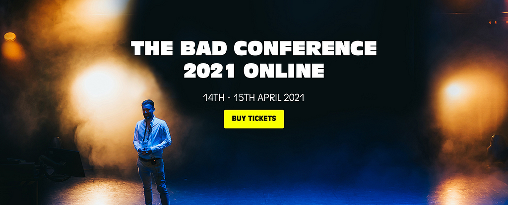 The BAD Conference 2021 online 14–15 April 2021 banner