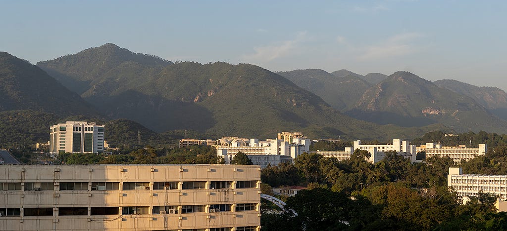 A view of the Margalla Hills from Daftarkhwan | Vanguard.