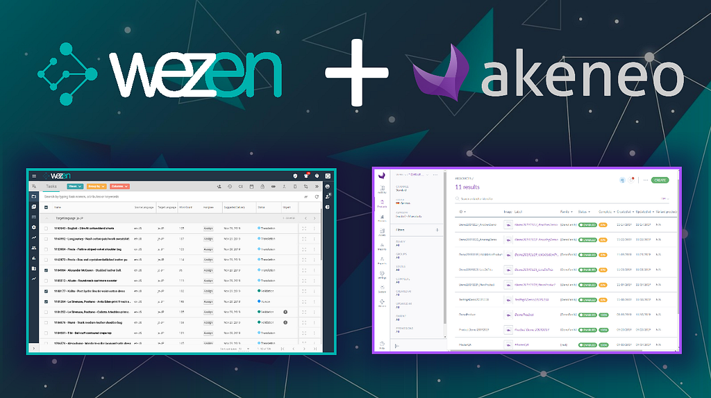 Akeneo as a PXM and Wezen’s multilingual features integrate to power global product content