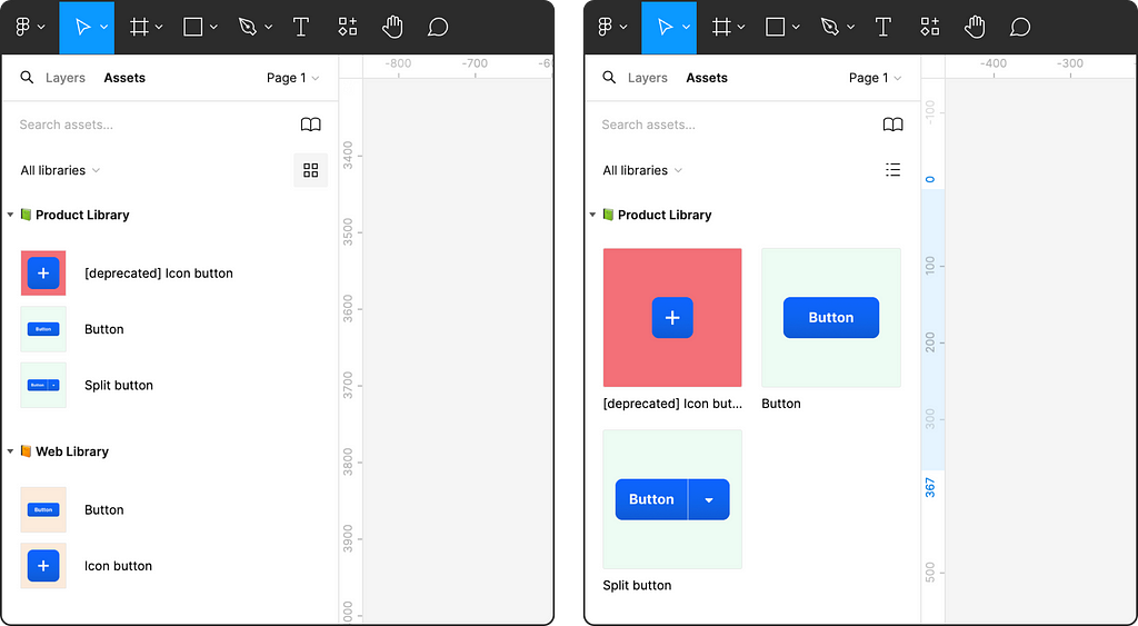 A prominent background helps to differentiate the component and nicely supports the prefix.