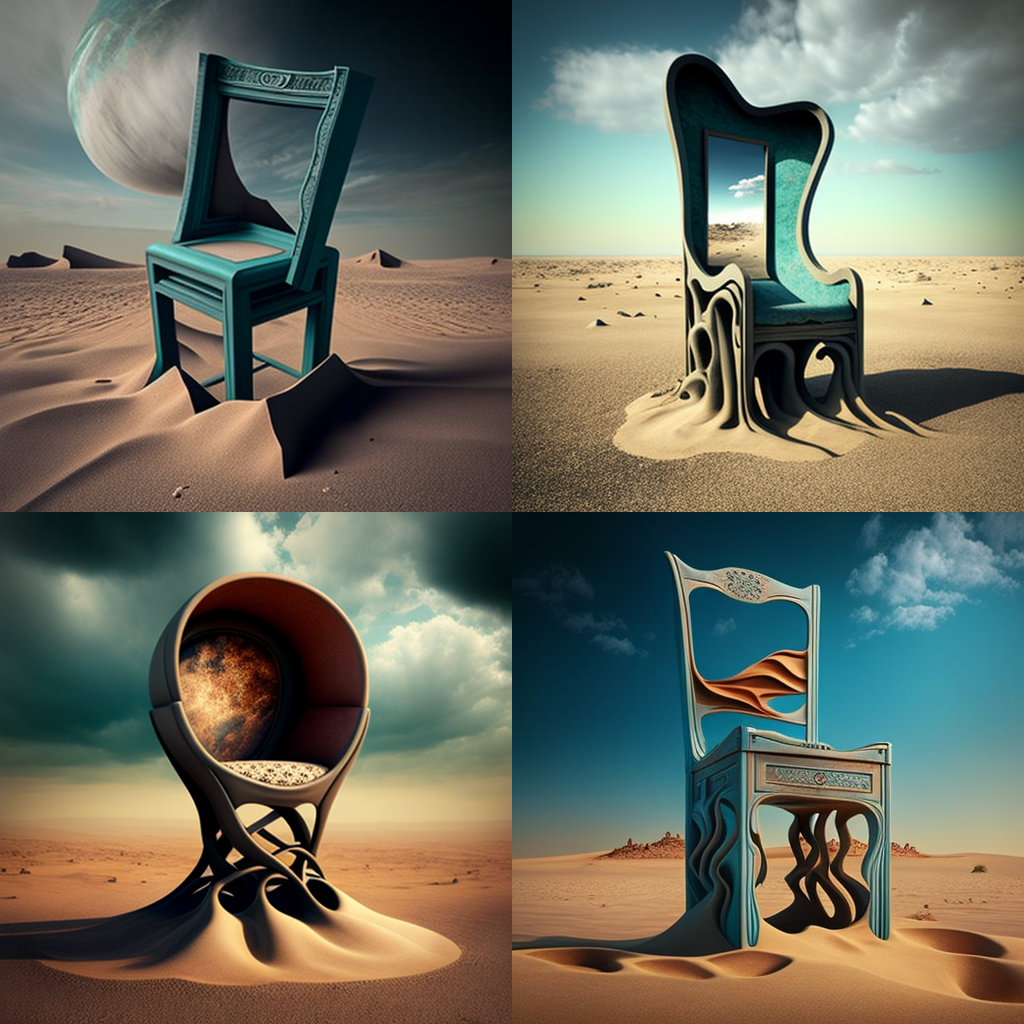 chairs, surreal surrealism