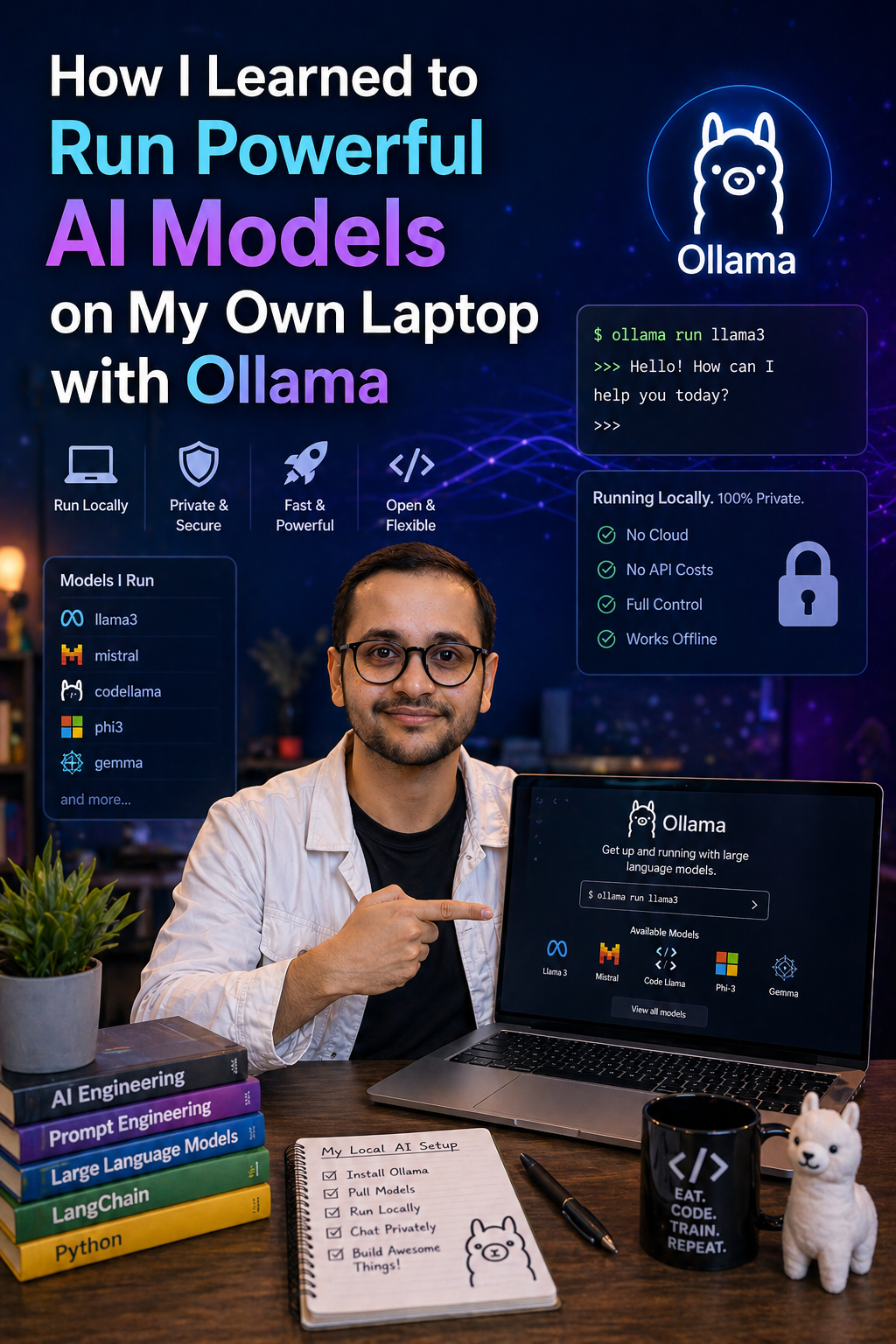 How I Learned to Run Powerful AI Models on My Own Laptop with Ollama
