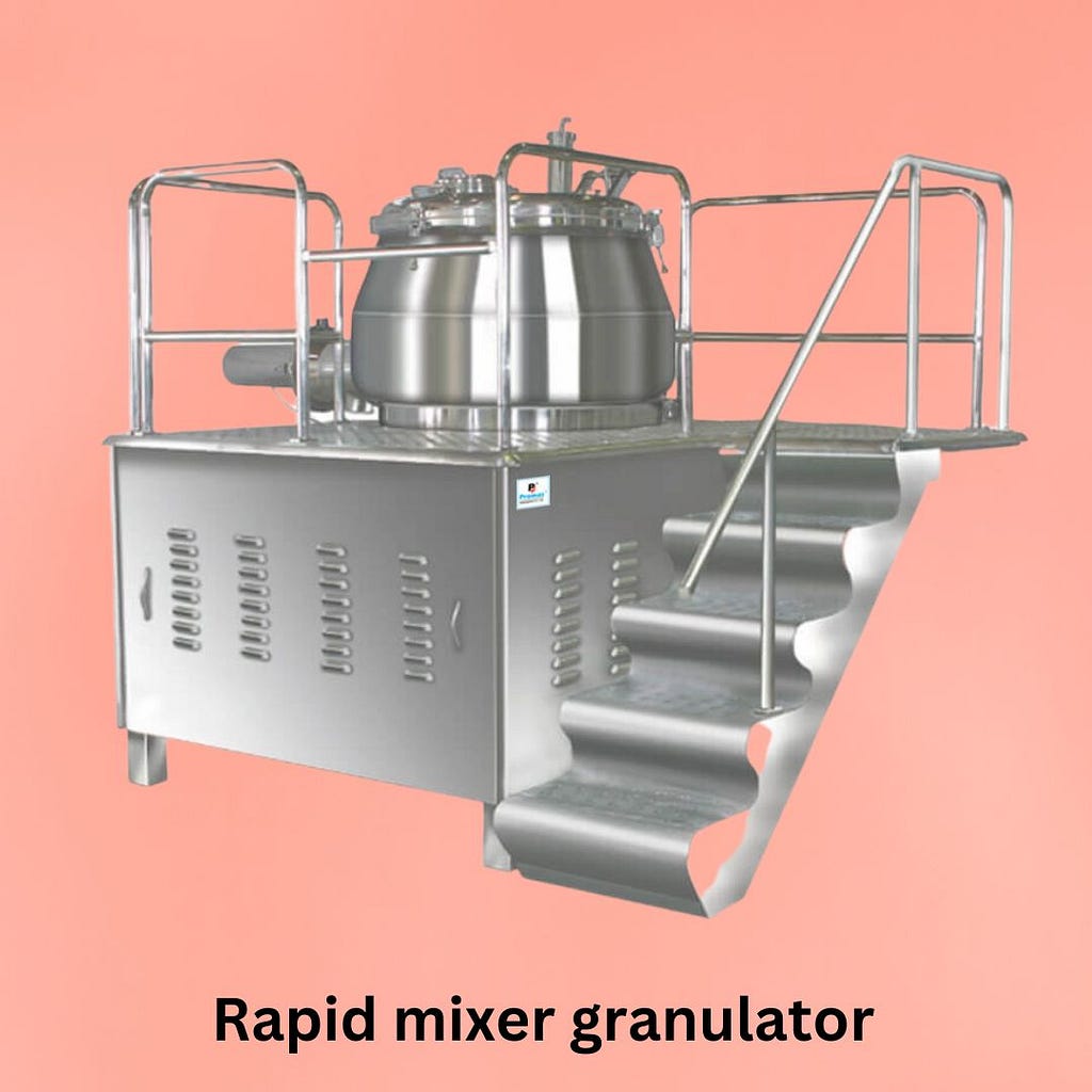Rapid mixer granulator